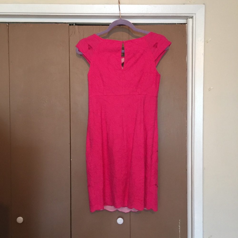 Pink Linen Dress - Picture 6 of 8